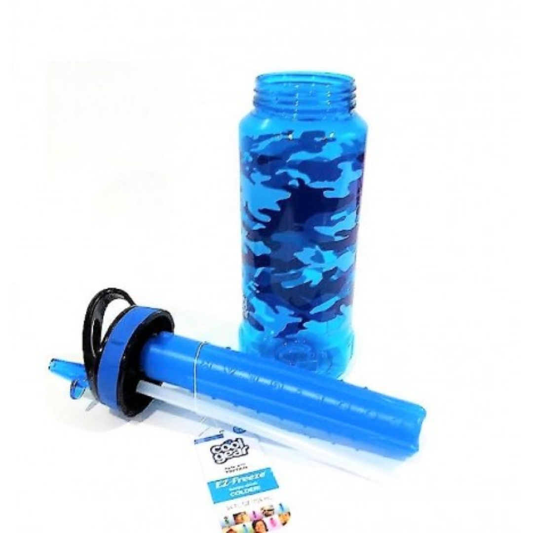 CoolGear Rigid Water Bottle Printed Blue 0.7L CG-1139-BE